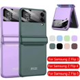 thumbnail image 2 of Flip4 Flip5 Magnetic Case For Samsung Galaxy Z Flip 5 4 3 5G Full Protection Hinge Luxury Cover Shell Camera Glass on Z Flip 3 4, 2 of 5