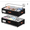 Black, variant on Under Bed Storage with Wheels, 2 Pack Under Bed Storage Containers with Compartments, Underbed Shoe Storage Organizer Bins, Rolling Drawers for Clothes, Blankets, Toys (Black)