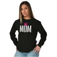 thumbnail image 3 of Queen Mom Cute Mothers Day Present Women Plus Size Long Sleeve Graphic Tee Brisco Brands 2X, 3 of 5