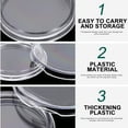 thumbnail image 5 of 100 Pcs Portable Coin Holder Professional Capsule Clear Capsules Half Dollar Supply Storage Box Plastic, 5 of 6