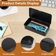 thumbnail image 6 of Threns 2 Pcs Trunk Tool Box with Lid Multipurpose Iron Storage Box Rectangular Metal Container Metal Storage Organizer for Scrapbook Stamps, 6 of 10
