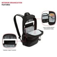 thumbnail image 4 of SwissGear 3598 Backpack Narrow Daypack, Black, 18-Inch, 4 of 4