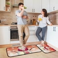 thumbnail image 6 of SKYSONIC Snowman 2 Pieces Kitchen Rug Cushioned Anti-Fatigue Kitchen Rugs Set for Home Office Laundry,19.7" x 27.6"+19.7" x 47.2", 6 of 7