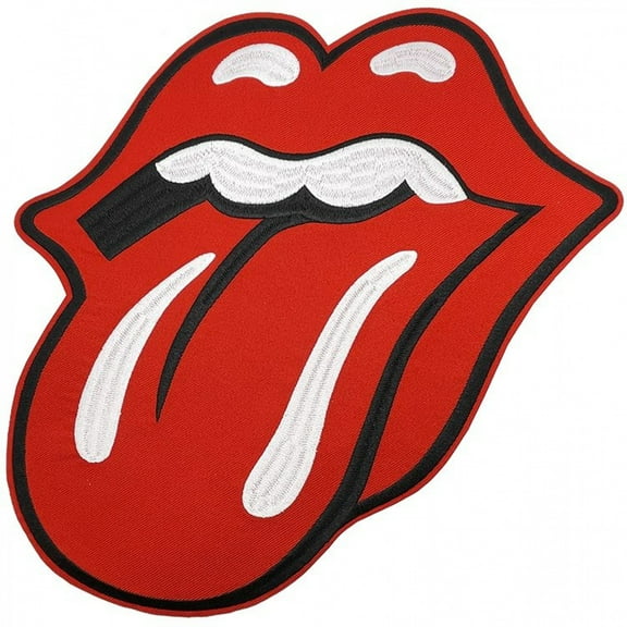 The Rolling Stones Tongue Logo 10x11 Oversized Patch