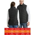 thumbnail image 3 of Venoro 9-Zone USB Heated Jacket for Men & Women - Rechargeable Electric Winter Vest for Outdoor, 3 of 12