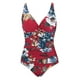 thumbnail image 3 of WILLBEST Trajes de Baño Para Mujer, Traje de Baño Push Up Con Cuello En V y Tirantes Ajustables, Diseño Con Volantes Para Playa, Piscina, Traje de Baño de Verano, 3 of 6