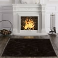 thumbnail image 2 of Linon Home Décor Faux Sheepskin Area Rug Collection, Brown, 3' x 5', 2 of 5