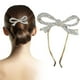 thumbnail image 2 of Metal Rhinestone en forma de U Hair Clip Bow horquilla Temperamento Elegante Peine Cabello Herramienta Headgear Dulce Styling, 2 of 2