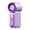Purple#020, variant on Portable Handheld Fan, Mini Personal Cooling Fan with 3 Speeds, Quiet USB Rechargeable Desk Fan, Lightweight Dual-Tone Design for Office, Travel, Commuting, Outdoor Activities