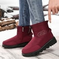 thumbnail image 5 of YLYL Womens Winter Fleece Snow Boots Fur Lined Warm Ankle Slip on Waterproof Outdoor Booties, 5 of 9