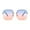 Blue_002, variant on XASZHN Fashion Women Round Polarized Sunglasses Full Frame Gradient Color for Outdoors Brown_001 One Size