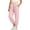 Pink, variant on Jalioing Sweatpants for Girls Casual Comfy Elastic Waist Cuffed Joggers Solid Color Athletic Pants with Pocket 1-11 Years
