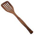 thumbnail image 2 of Brown Long Handle Wooden Cooking Utensil MultiFunctional Spatula for Kitchen Use 12.5 inches, 2 of 5