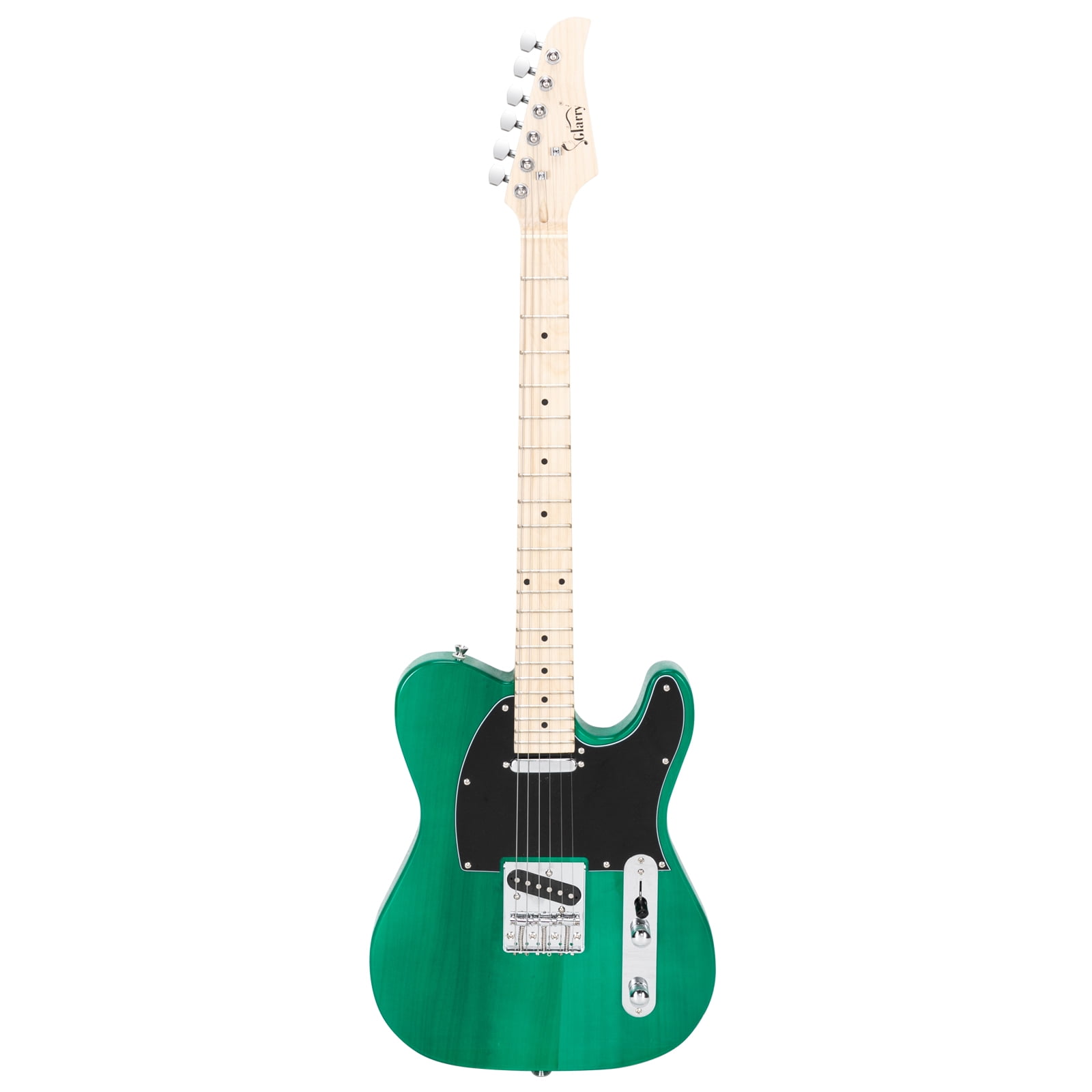 Kepooman GTL Maple Fingerboard Electric Guitar with 20W Amplifier, Bag Strap, Plectrum, Connecting Wire, Spanner Tool, Green