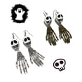 thumbnail image 6 of LIWEN 1 Pair Halloween Earrings Head Horrible Hand Jewelry Funny Long Dangle Earrings for Festival, 6 of 8