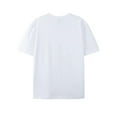 thumbnail image 3 of Men's Pure Cotton Round Neck Short-sleeved T-shirt 100% Pure Cotton Basic Style Summer Breathable Casual Tops Single Piece, 3 of 8