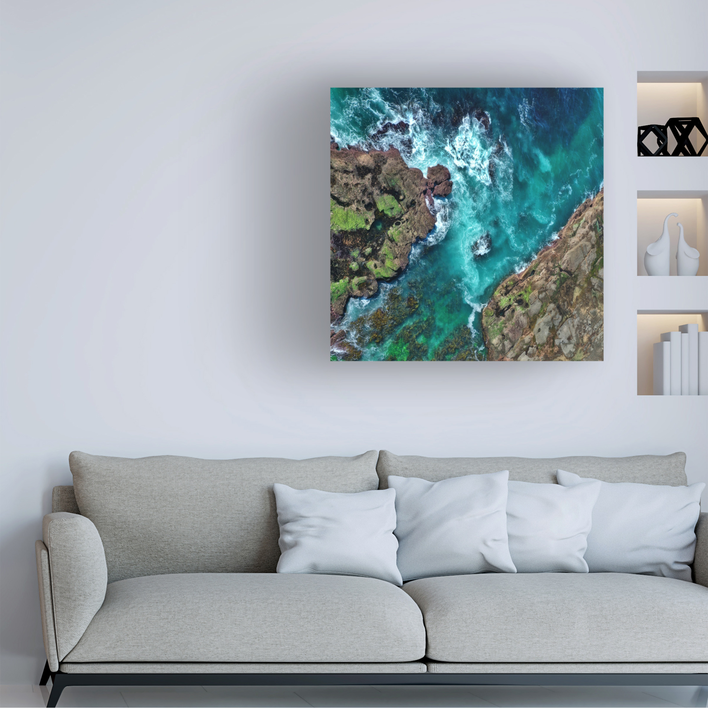 Beata Czyzowska Young 'From Above' Canvas Art
