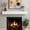 White-60", variant on 60 Inch Floating Fireplace Mantel Shelf - Modern White Matte Lacquer Finish