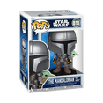 thumbnail image 1 of Funko Pop! Star Wars: Mandalorian & Grogu - Mandalorian with Grogu (On Back), 1 of 4