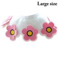 thumbnail image 1 of Cartoon Pet Bandana Duck Rabbit Ear Reusable Heart Dog Bandana Flower Cat Bib, 1 of 10