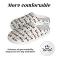 thumbnail image 6 of Yiaed Christmas Train Print Slippers Fuzzy Warm Cozy Slippers Non Slip House Slippers For Indoor Outdoor Slippers House Slippers-11, 6 of 7