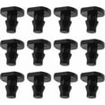 thumbnail image 1 of 100 tapones de extremo de riego por goteo de 1/4 de pulgada, conector de tapón de extremo de manguera de jardín para conexión de tubería de PE de riego de jardín, invernadero, parterre de flores,, 1 of 5