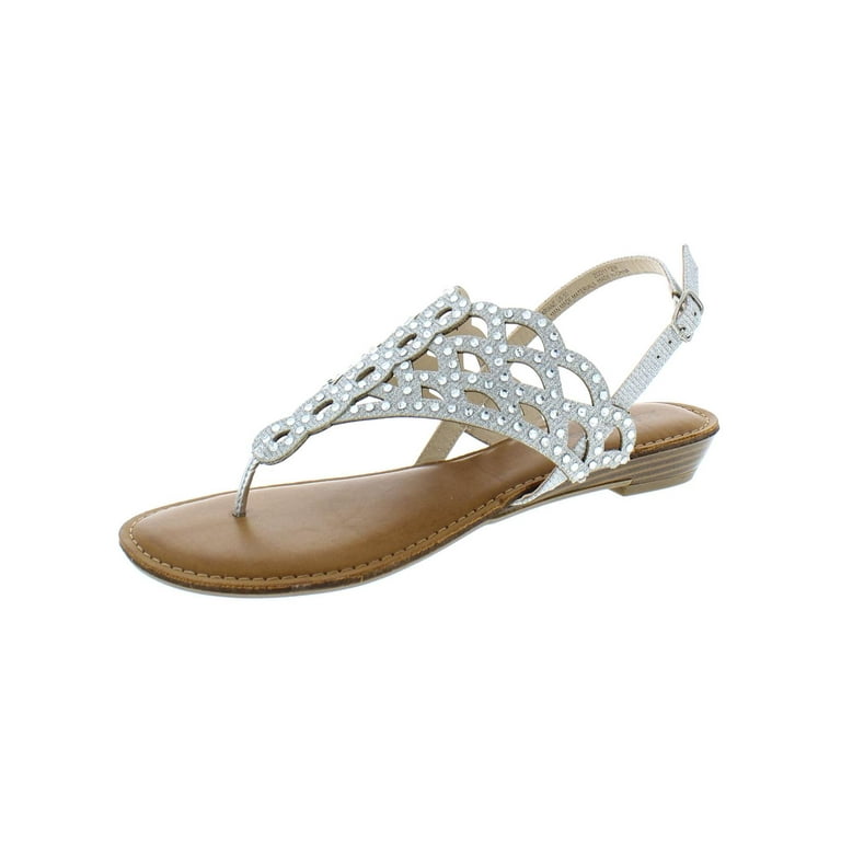 Zigi Soho Womens Mariane Embellished Thong Slingback Sandals