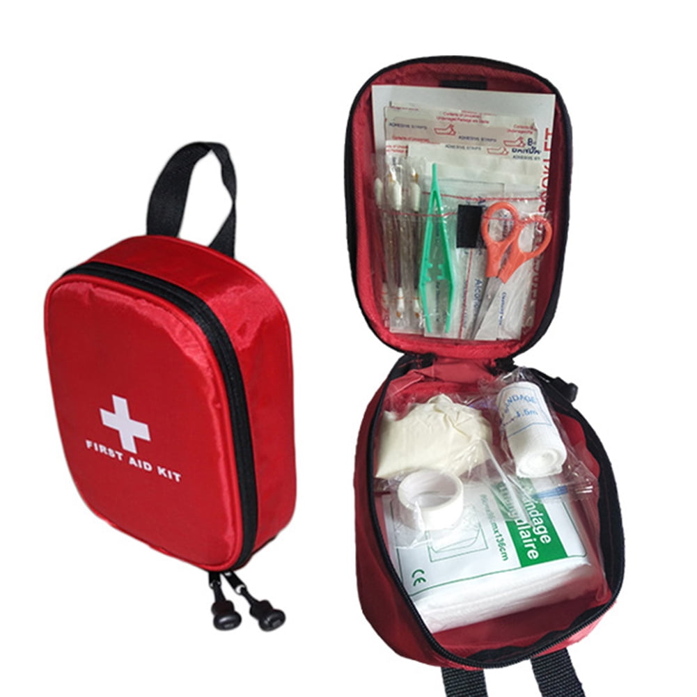 Portable First Aid Kit Bag Home Emergency Medical Rescue Case Box