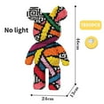 thumbnail image 1 of Giant Fluid Violence Bear Cartoon Love Violent Bear Bearbrick Colour Model Building Block Micro Diamond Bricks Kids Toy Gift Set, 1 of 4