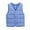 Blue, variant on Nnhblu Long Coat Blue Toddler Girl Jacket Sleeveless Vest Button Outerwear,2-3 Years