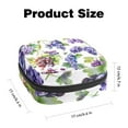 thumbnail image 2 of Sanitary Napkin Storage Bag for Girls Women, Portable First Period Pads Bag Tampons Holder Girls Travel Makeup Bag, Large Capacity Grapes Watercolor Style, 2 of 6
