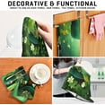 thumbnail image 7 of Coolnut Saint Patrick's Hat and Flowers Kitchen Dish Towel Set 6Pcs,Dishcloths Sets Fast Drying Kitchen Towels Tea Towels Gift Set for Drying Cleaning Cooking Baking496 Wash cloth, 7 of 7