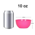 thumbnail image 2 of 9 Pack 10 Ounce Plastic Bowls, Kids Plastic Bowls, Set of 9 (9 Peach Colors) YE391.910, 2 of 4