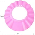thumbnail image 2 of Shampooing Sûr Douche Bain Protection Chapeau Visière Réglable Doux pour Tout-Petits, Bébé, Enfants, Enfants (Rose), 2 of 7