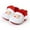 Red, variant on Gyujnb Kids Slippers,Winter Warm Baby First Walking Shoes Soft Sole Booties for Boys Girls Toddler Holiday Footwear-Boys Shoes,Girls Shoes,Size:0-6 Months