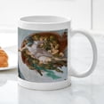 thumbnail image 5 of CafePress - The Creation Of Adam By Michelangelo Mugs - 11 oz Ceramic Mug - Novelty Coffee Tea Cup, 5 of 6