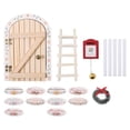 thumbnail image 1 of Kit de puerta de hadas en miniatura de madera para , adorno, manualidad, regalo para fiestas temáticas infantiles, juegos de simulación,, 1 of 9