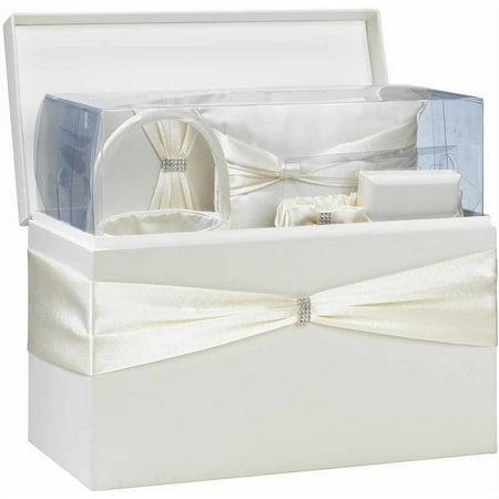 lillian rose complete ivory wedding accessory kit in a box