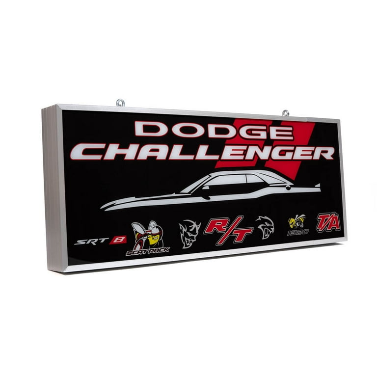 Officially Licensed Dodge Challenger R/T Scat Pack LED Light
