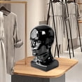thumbnail image 3 of Gazechimp Bald Mannequin Head Male Freestanding Hat Holder for Hairpieces Headset Shop Black, 3 of 7