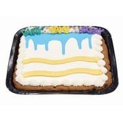 Blue Yellow Cookie Cake