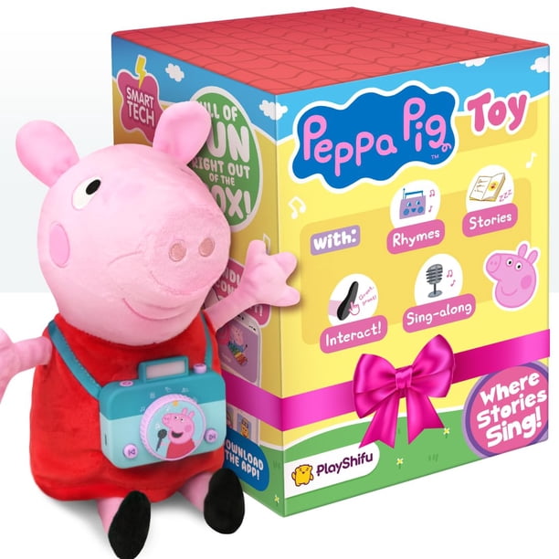 Pelúcia Interactiva Shifu Peppa Pig para Contar Historias 3-6 años