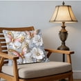 thumbnail image 6 of Colorful Butterfly Pattern Throw Pillow Cover, Soft Polyester Cushion Case for Sofa Bed or Chair, Machine Washable Square Cover, 18 Inch, For Spring Home Decoration, 6 of 6