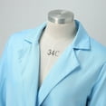 thumbnail image 5 of NOLDARES Business Casual Blazer for Women Suit Jackets Long Sleeve Open Front Work Office Blazer Lapel Button Jacket(Sky Blue,XL), 5 of 7