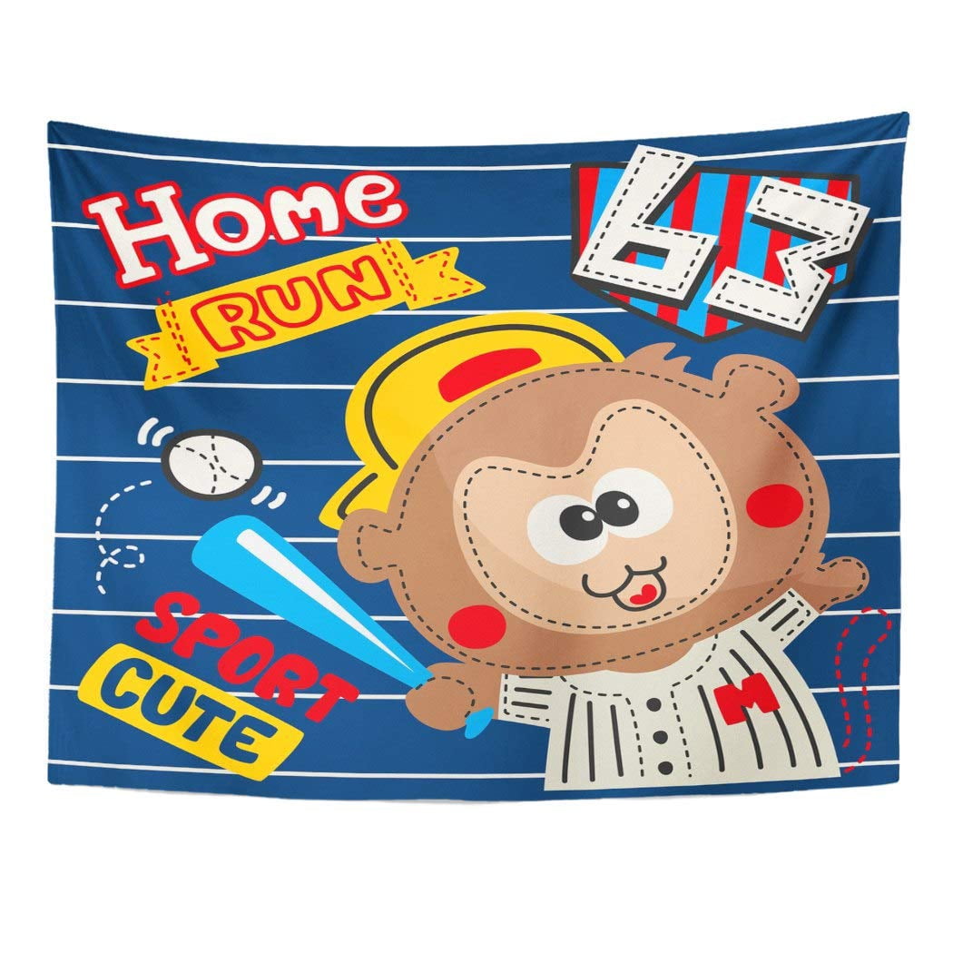 Navy Wall Art Hanging Tapestry 