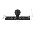 thumbnail image 2 of Raindrops Mini Ball Connector Kayak Navigation Support Black Silicone 1Set, 2 of 8