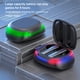 thumbnail image 5 of Cateissary Auriculares para juegos con sonido envolvente y baja latencia para deportes electrónicos Auriculares inalámbricos Bluetooth para Electrónica blanco, 5 of 6