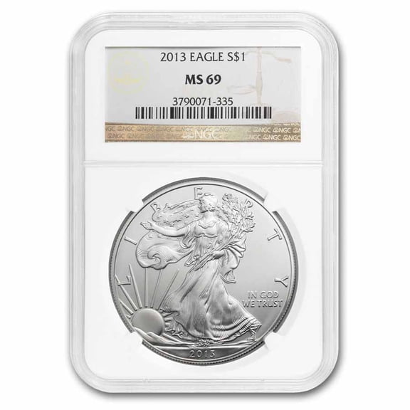 2013 American Silver Eagle MS-69 NGC