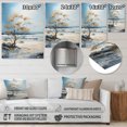 thumbnail image 4 of Designart "Beach Scandinavian silence V" Nautical & Beach Metal Wall Art Prints, 4 of 5