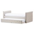 thumbnail image 3 of Bowery Hill Contemporary Upholstered Twin Daybed in Beige, 3 of 8